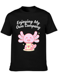 Enjoying My Own Company Axolotl T-Shirt