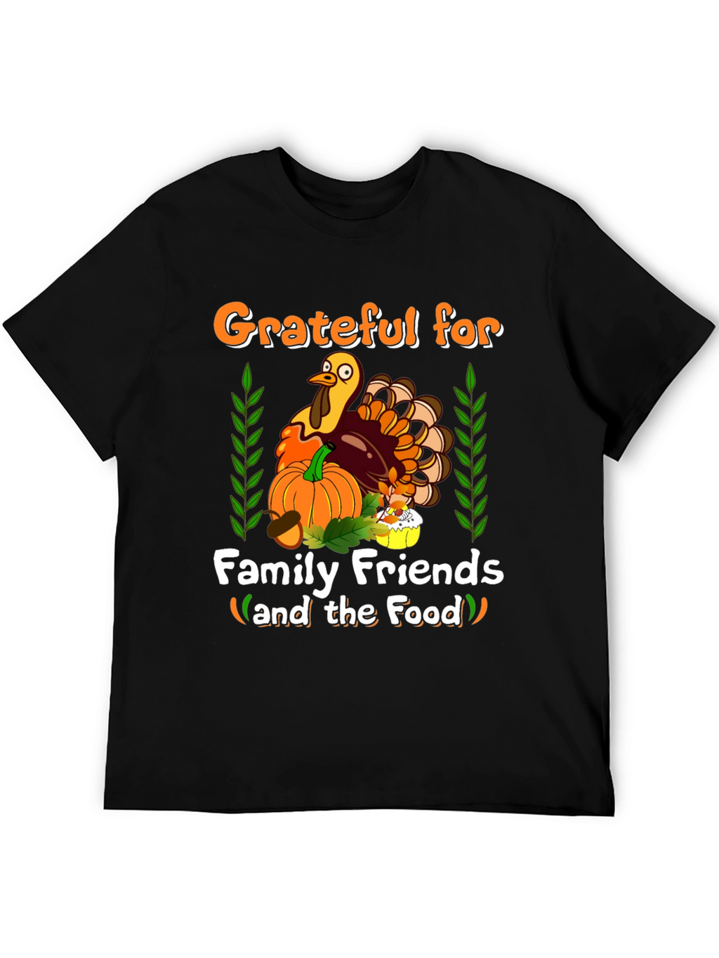 Grateful Thanksgiving Turkey T-Shirt