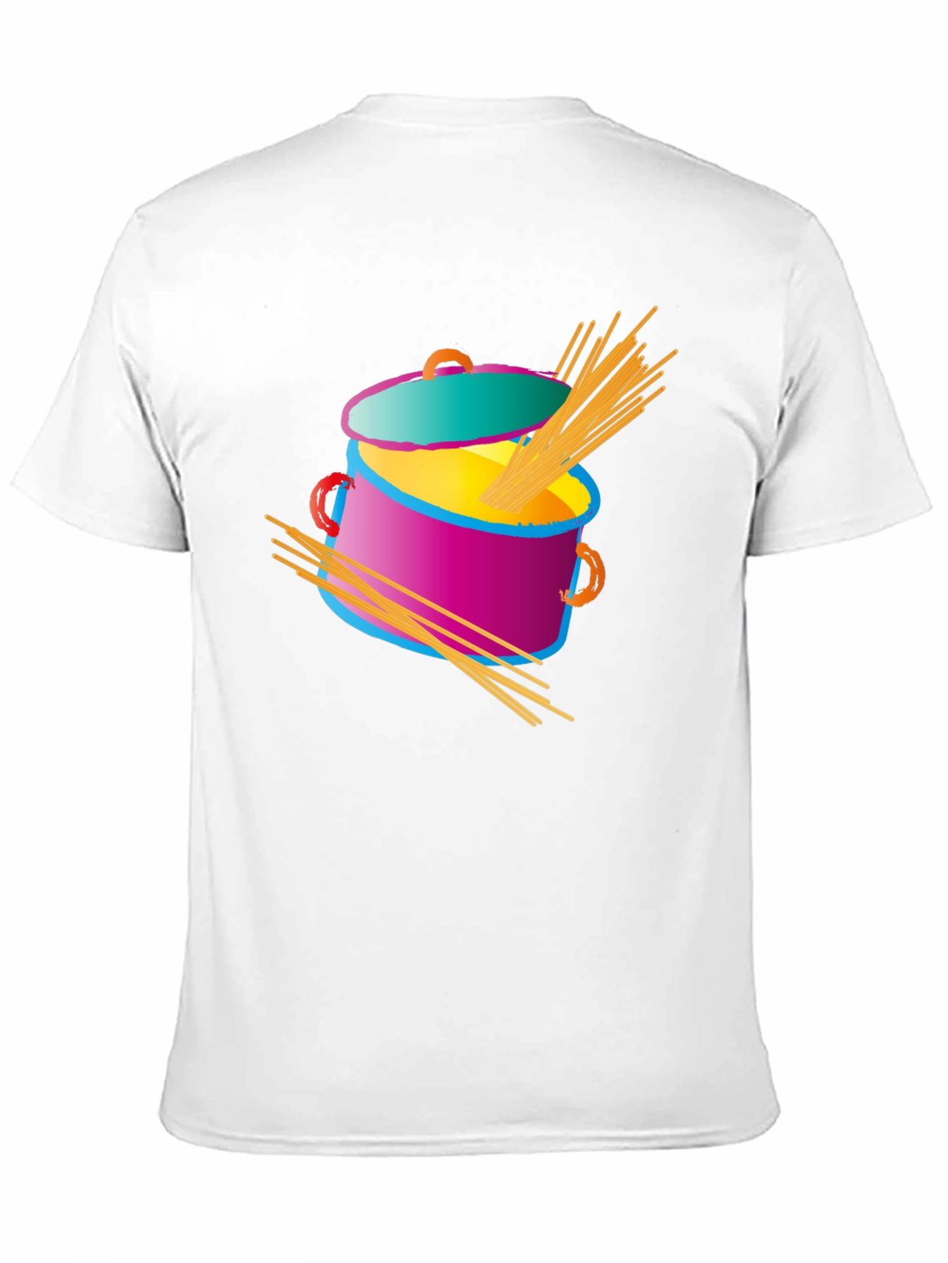 Fun Spaghetti Pot Graphic T-Shirt