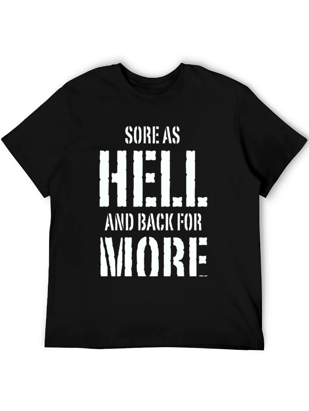 Sore As Hell Black Graphic Tee