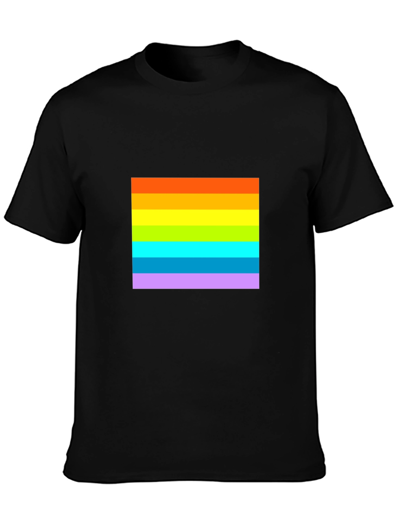 Rainbow Pride Graphic Black T-Shirt