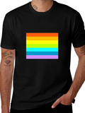 Rainbow Pride Graphic Black T-Shirt