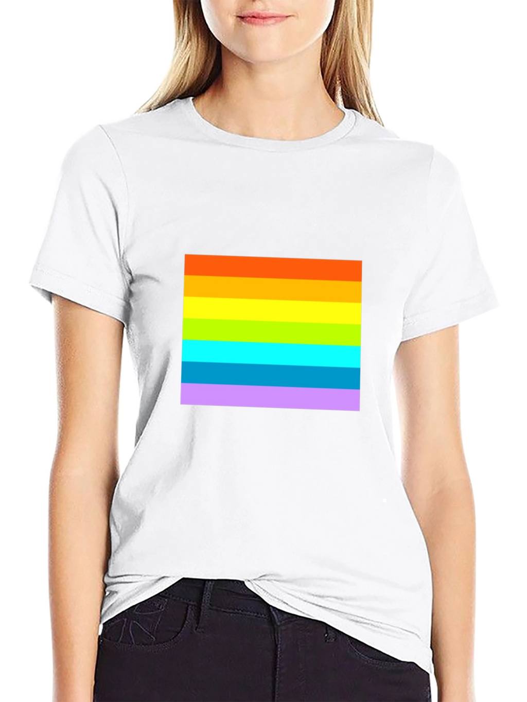 Rainbow Pride Graphic Black T-Shirt