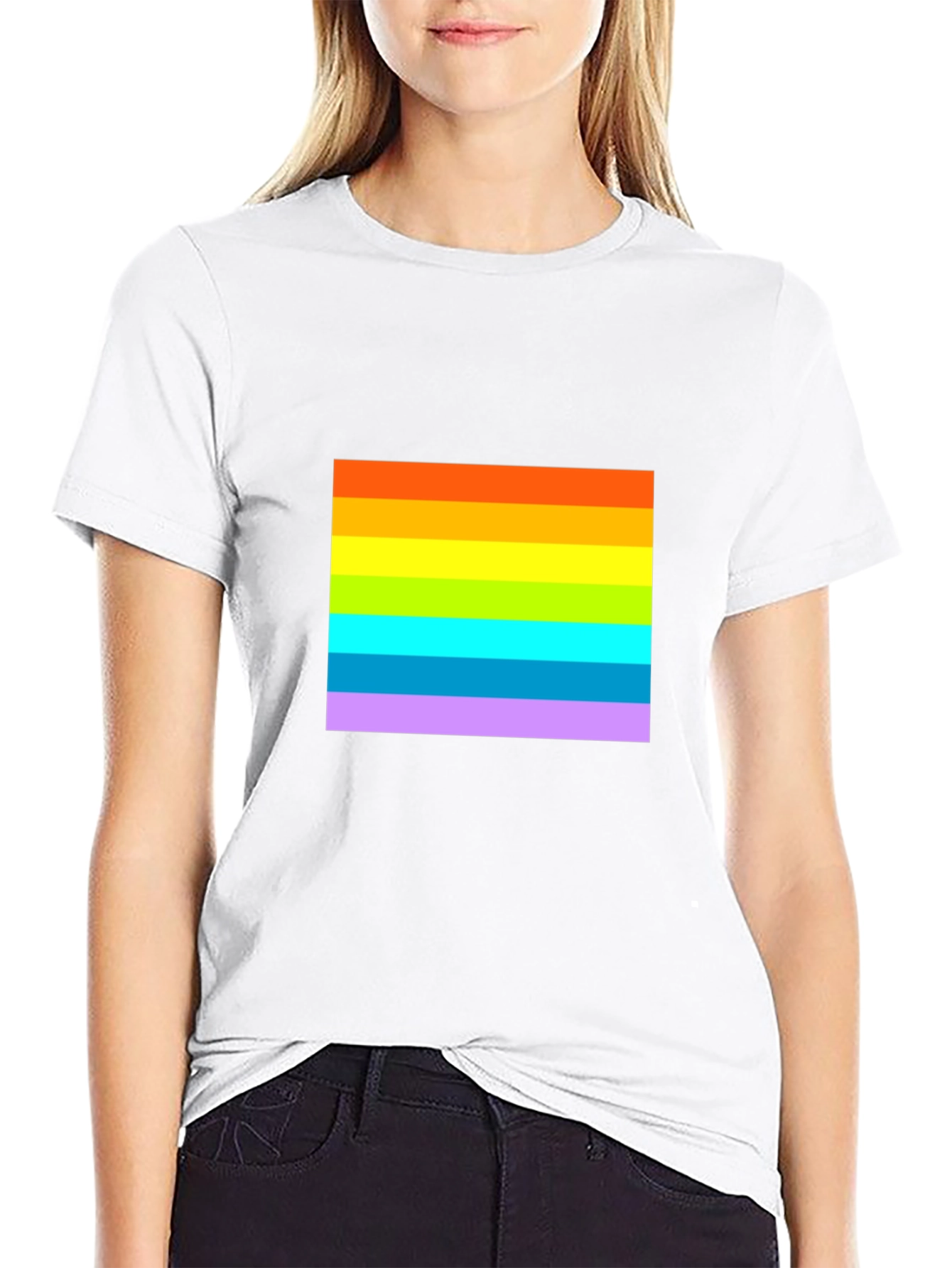 Rainbow Pride Graphic Black T-Shirt