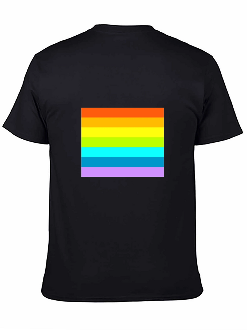 Rainbow Pride Graphic Black T-Shirt