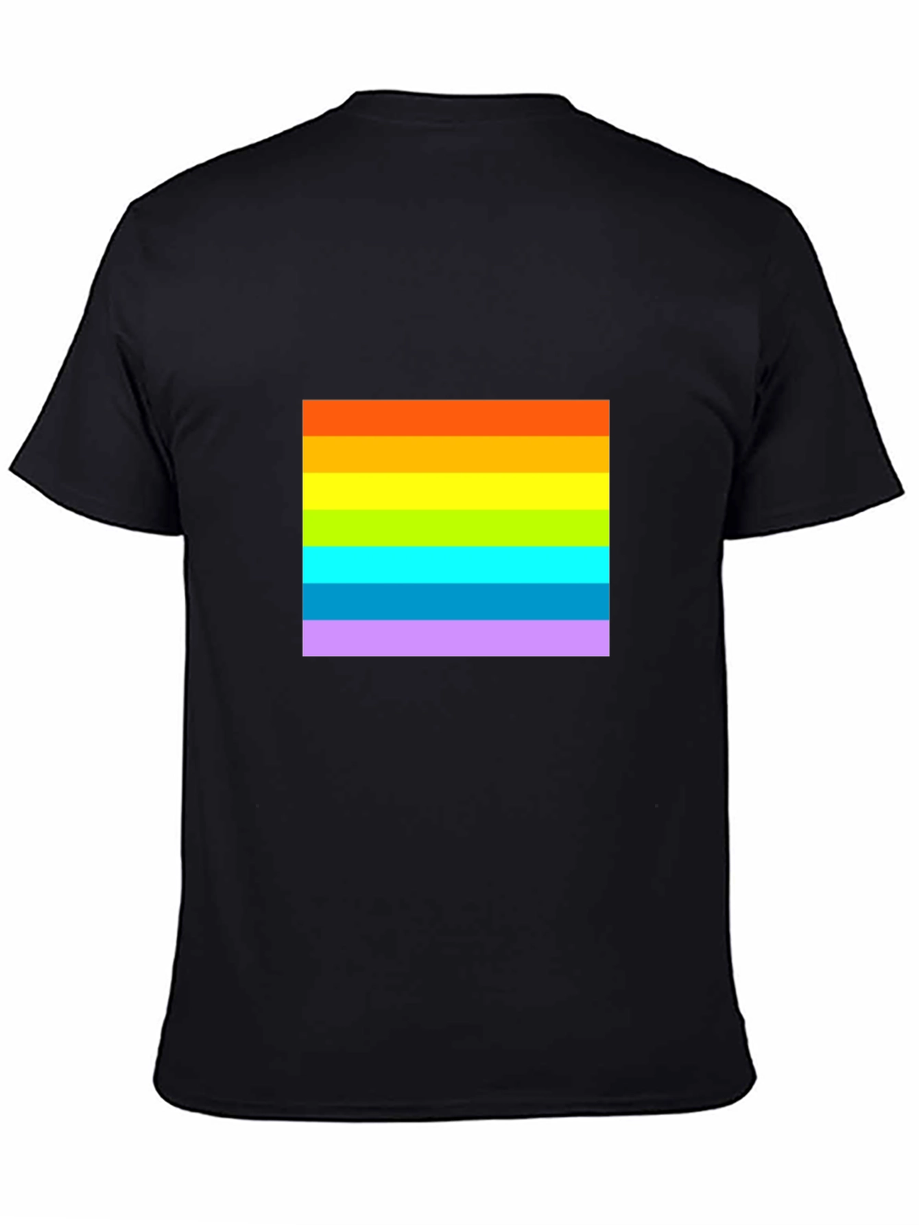 Rainbow Pride Graphic Black T-Shirt
