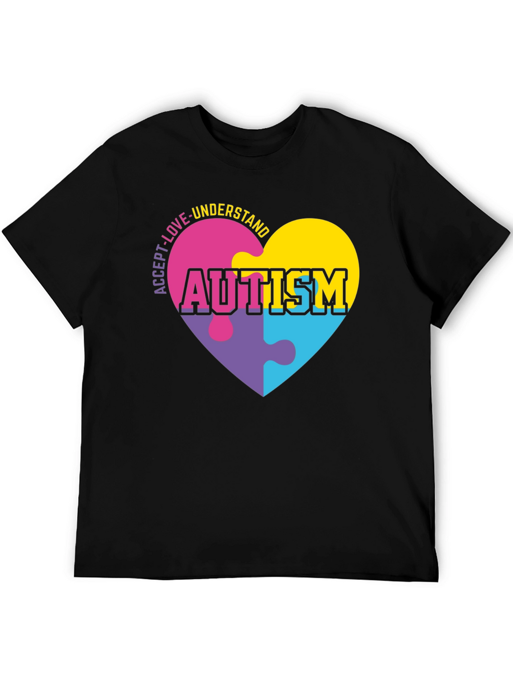 Autism Awareness Puzzle Heart T-Shirt