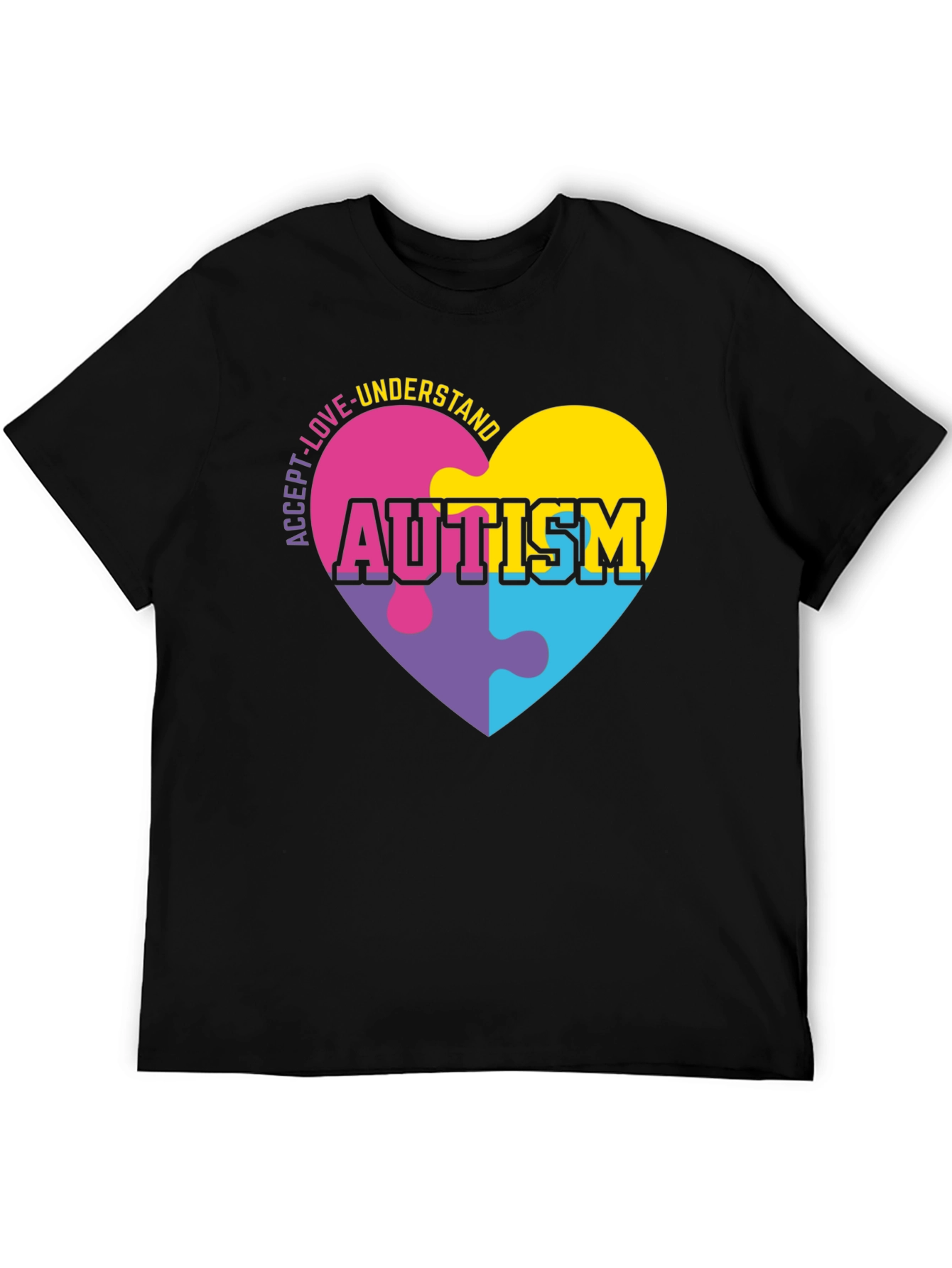 Autism Awareness Puzzle Heart T-Shirt