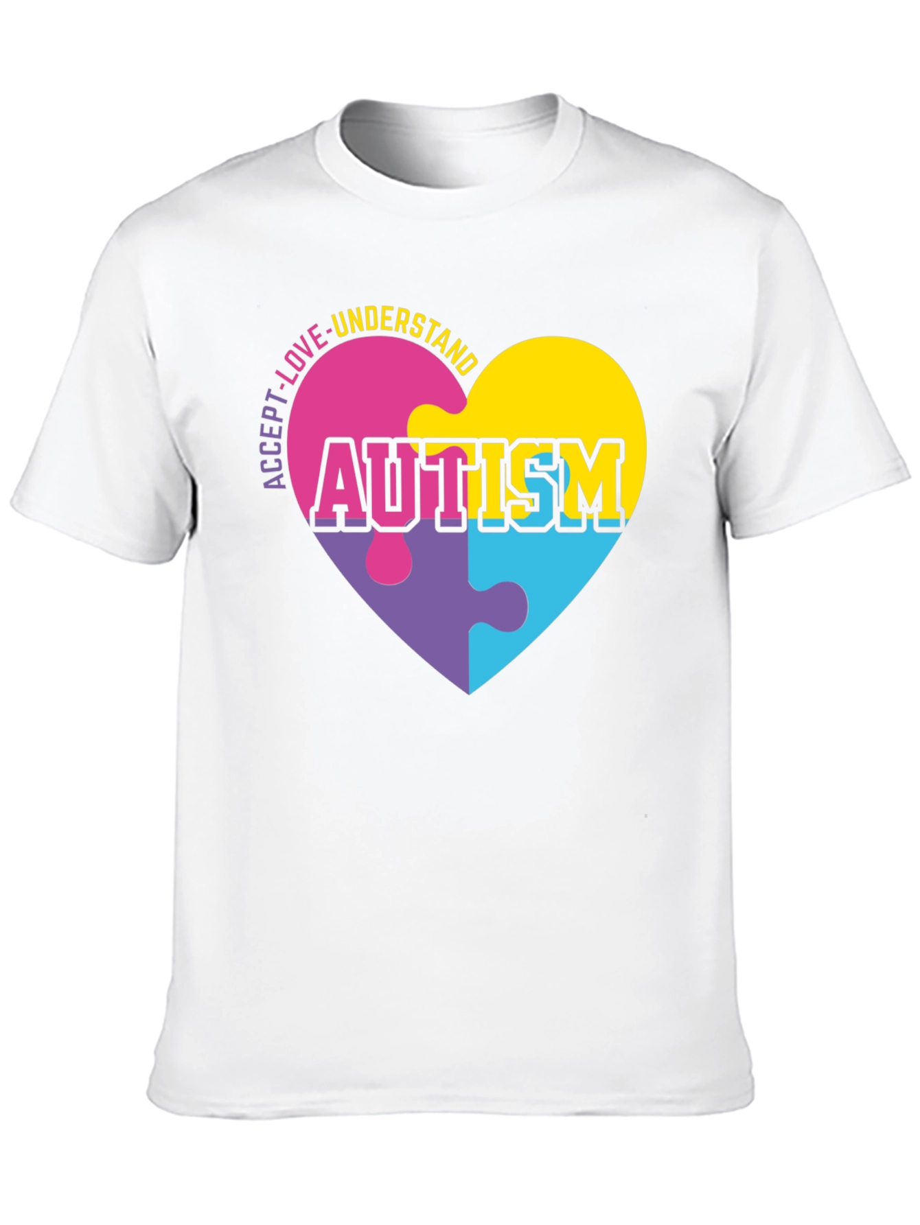Autism Awareness Puzzle Heart T-Shirt