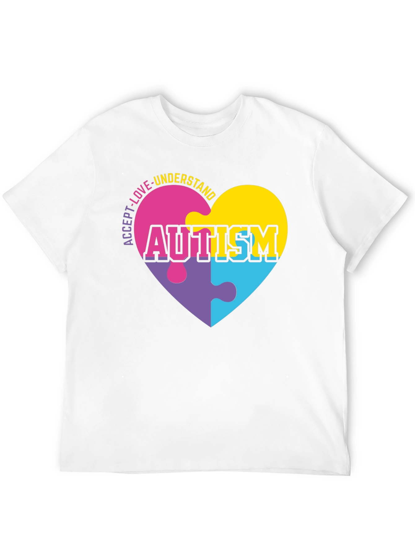 Autism Awareness Puzzle Heart T-Shirt