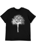 Palm Tree Graphic Black T-Shirt
