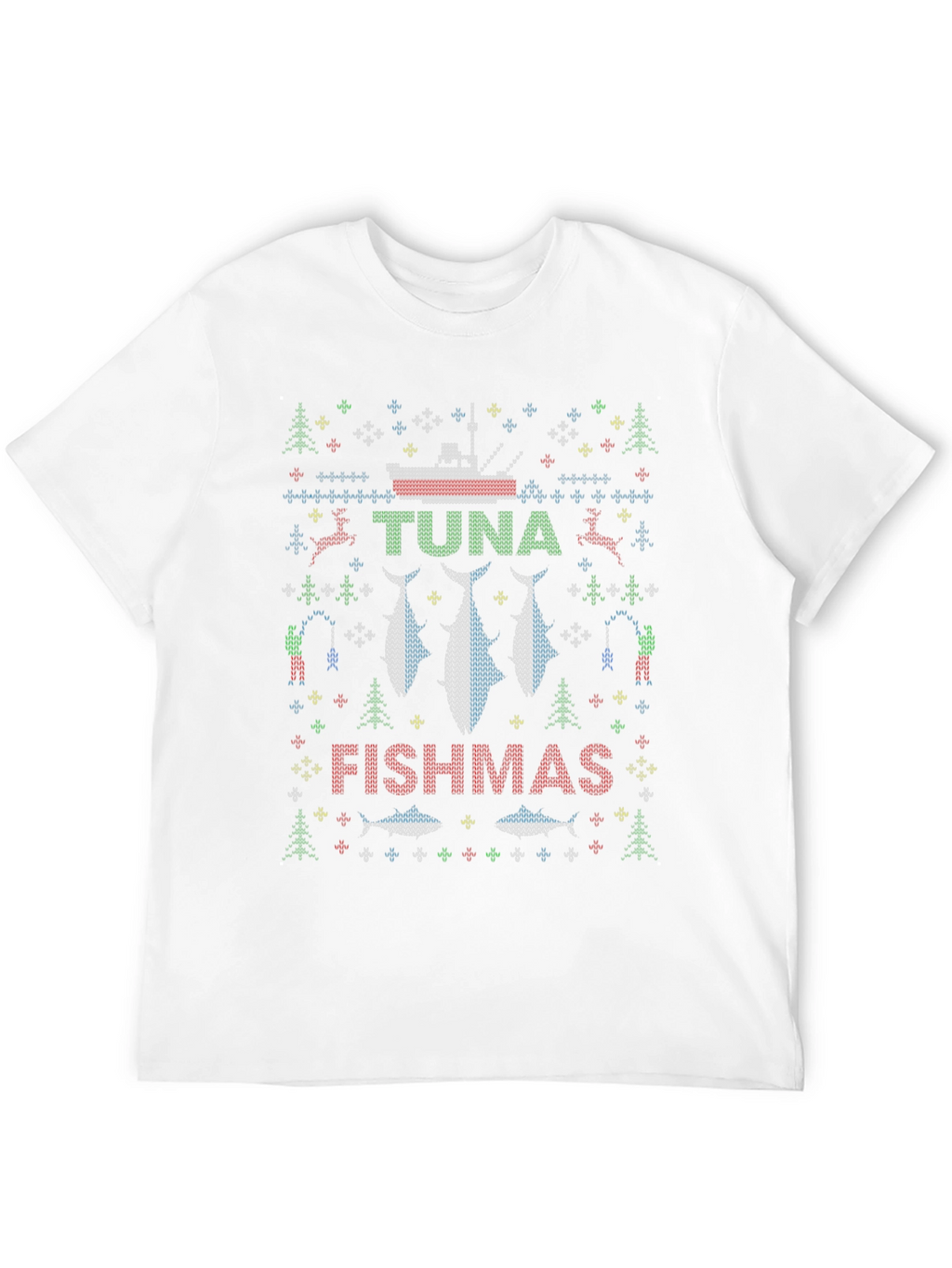 Tuna Fishmas Ugly Christmas Sweater T-shirt
