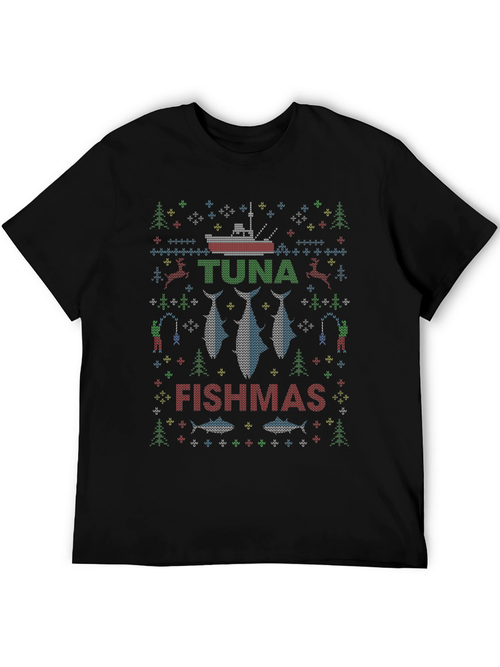 Tuna Fishmas Ugly Christmas Sweater T-shirt