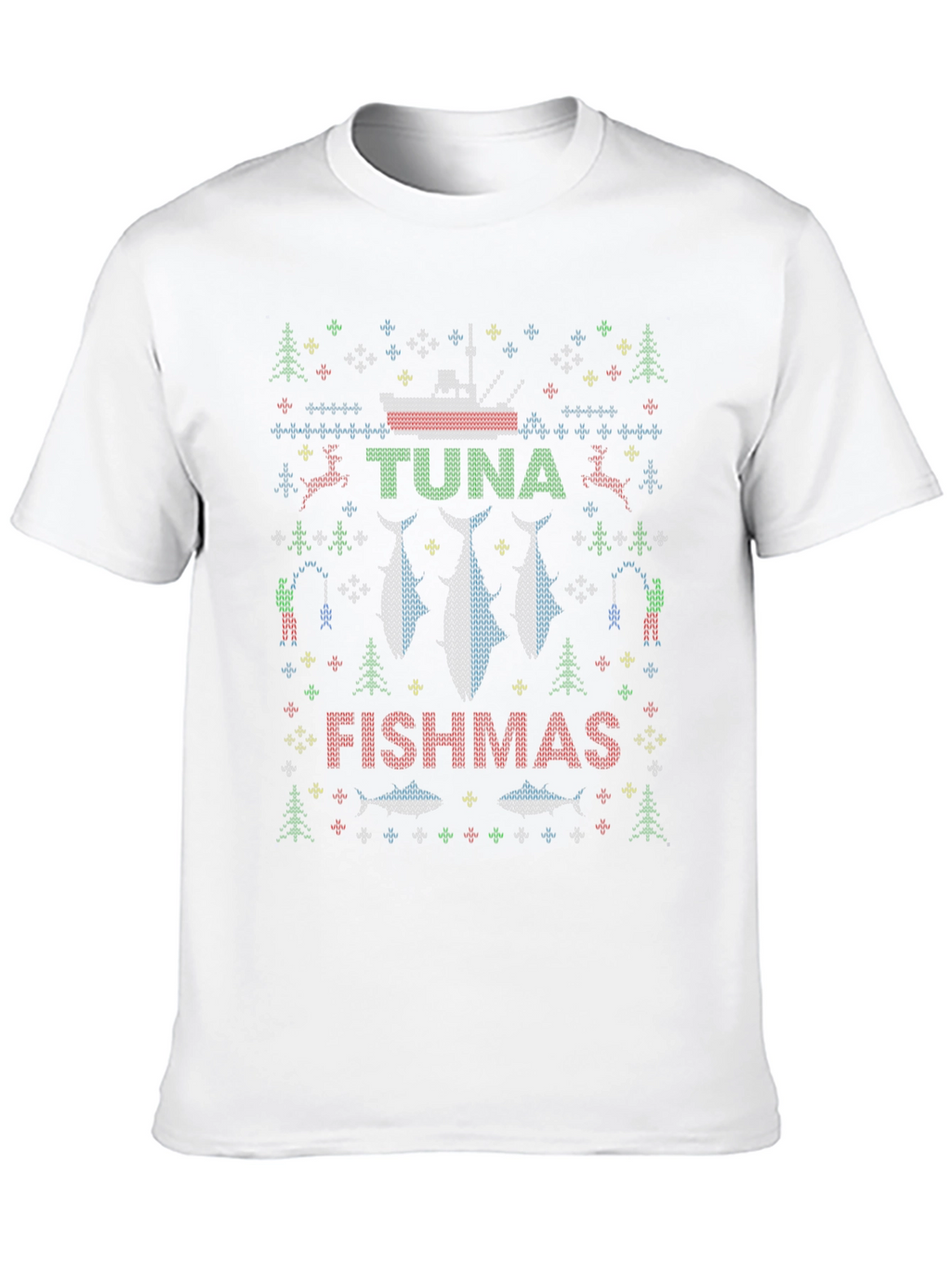 Tuna Fishmas Ugly Christmas Sweater T-shirt