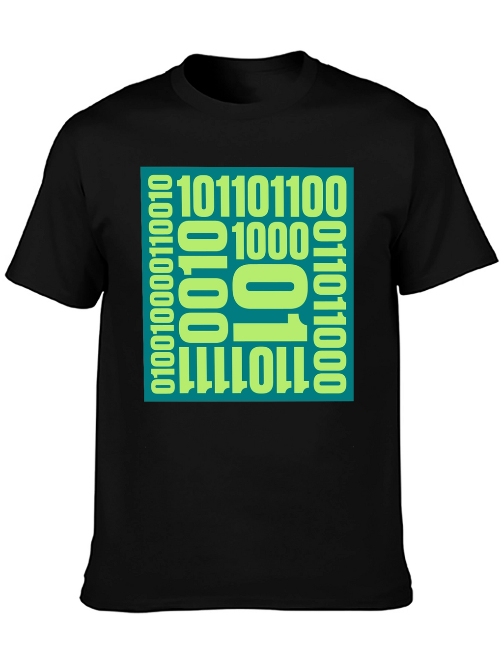Binary Code Graphic Tee - Programmer Style