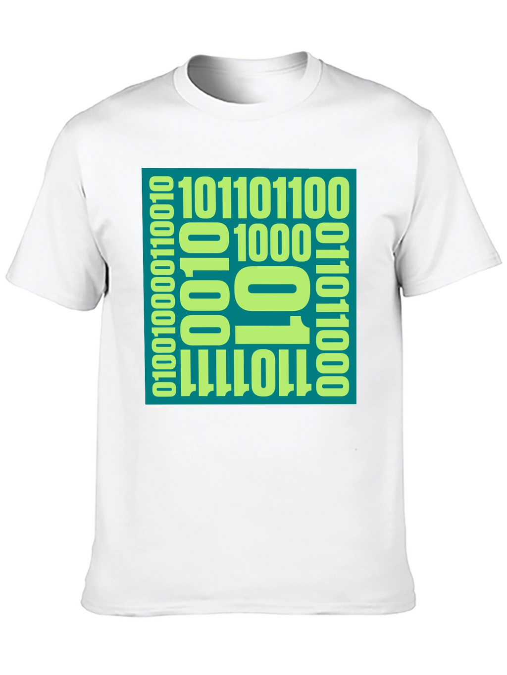 Binary Code Graphic Tee - Programmer Style