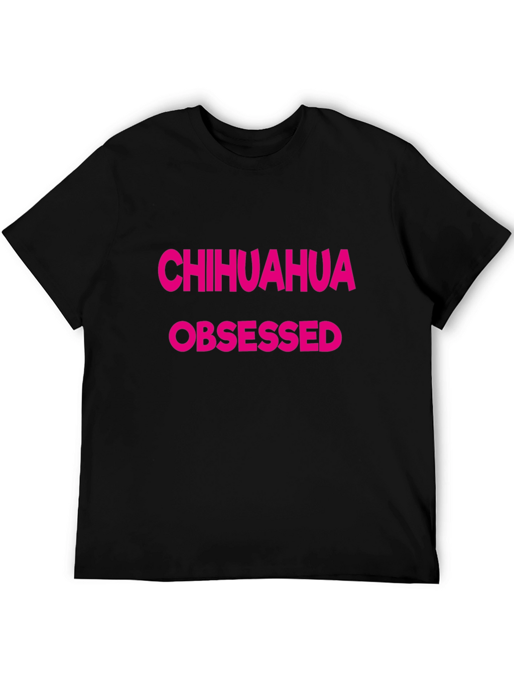 Chihuahua Obsessed Graphic Tee - Black