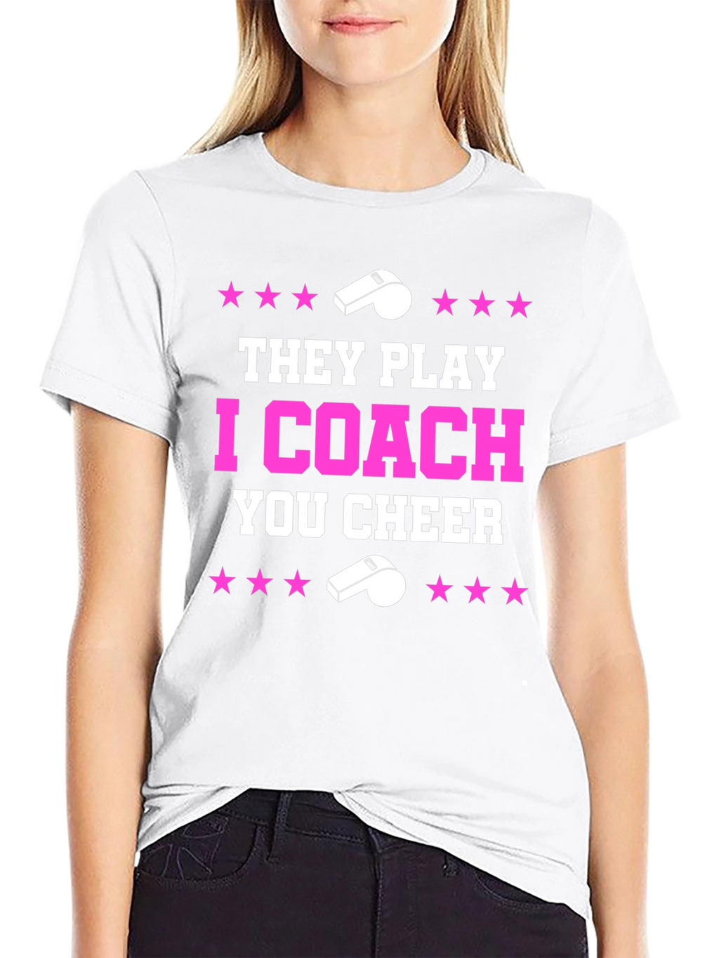 They Play I Coach You Cheer T-Shirt