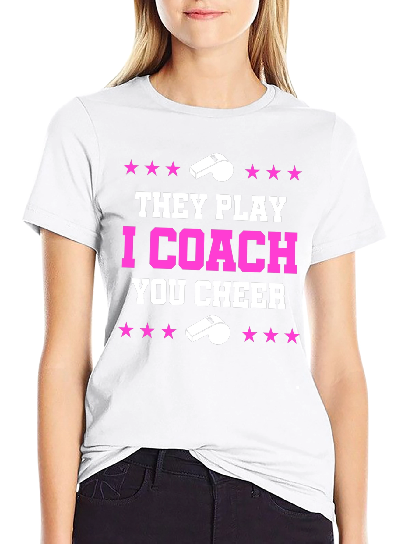 They Play I Coach You Cheer T-Shirt