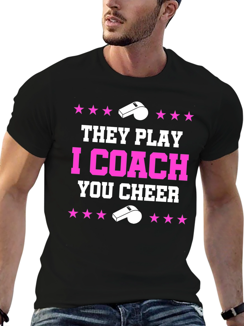 They Play I Coach You Cheer T-Shirt