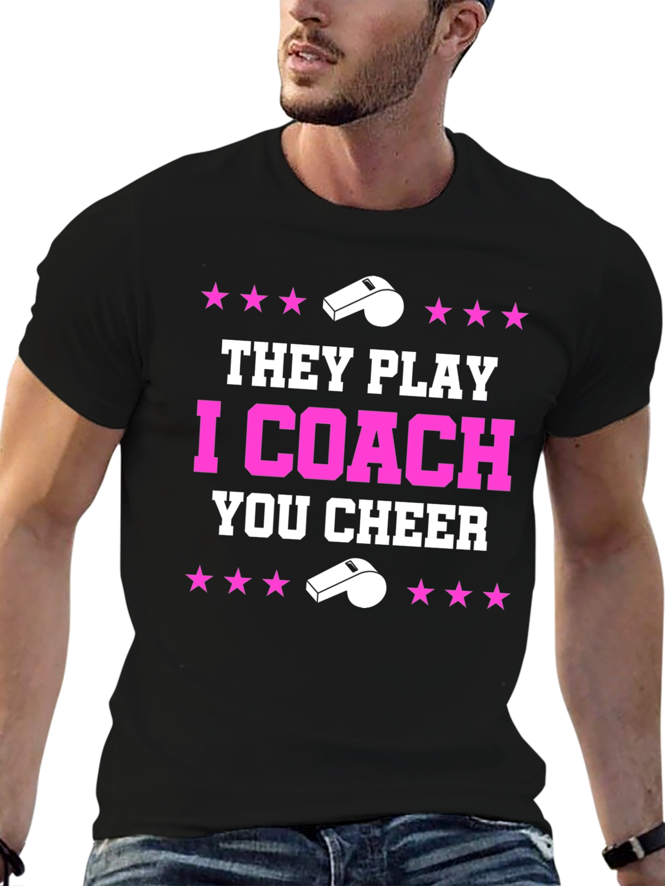 They Play I Coach You Cheer T-Shirt