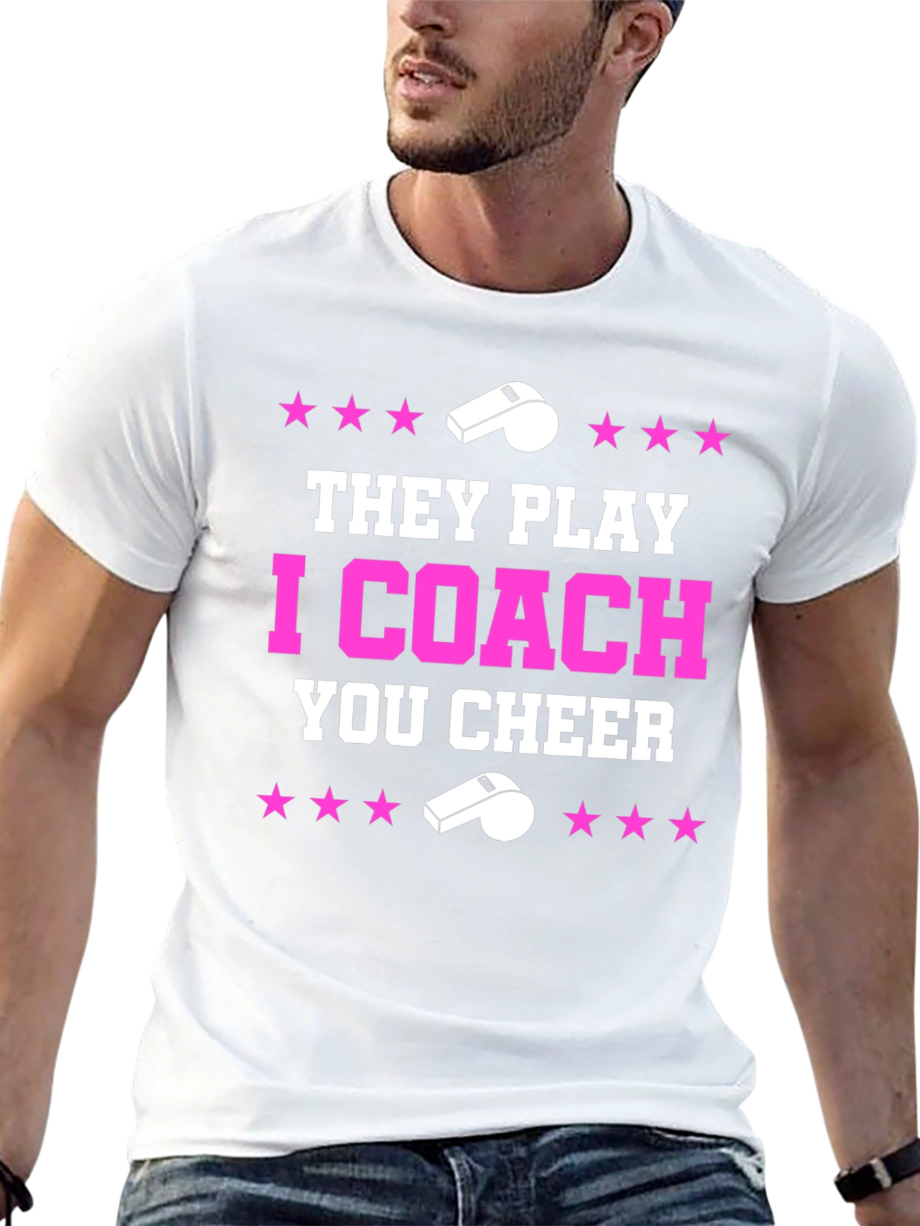 They Play I Coach You Cheer T-Shirt