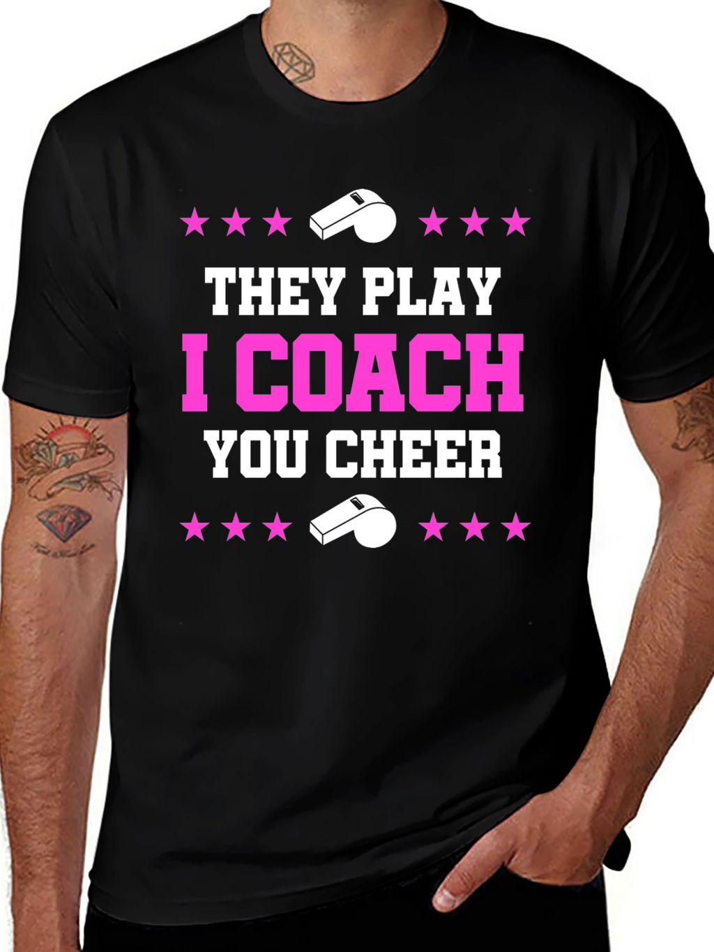 They Play I Coach You Cheer T-Shirt