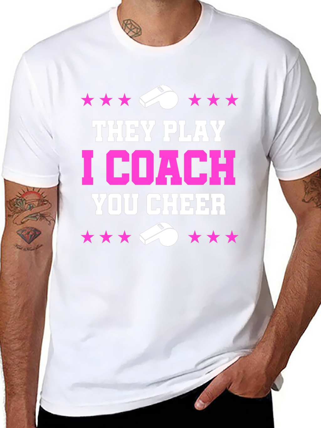 They Play I Coach You Cheer T-Shirt