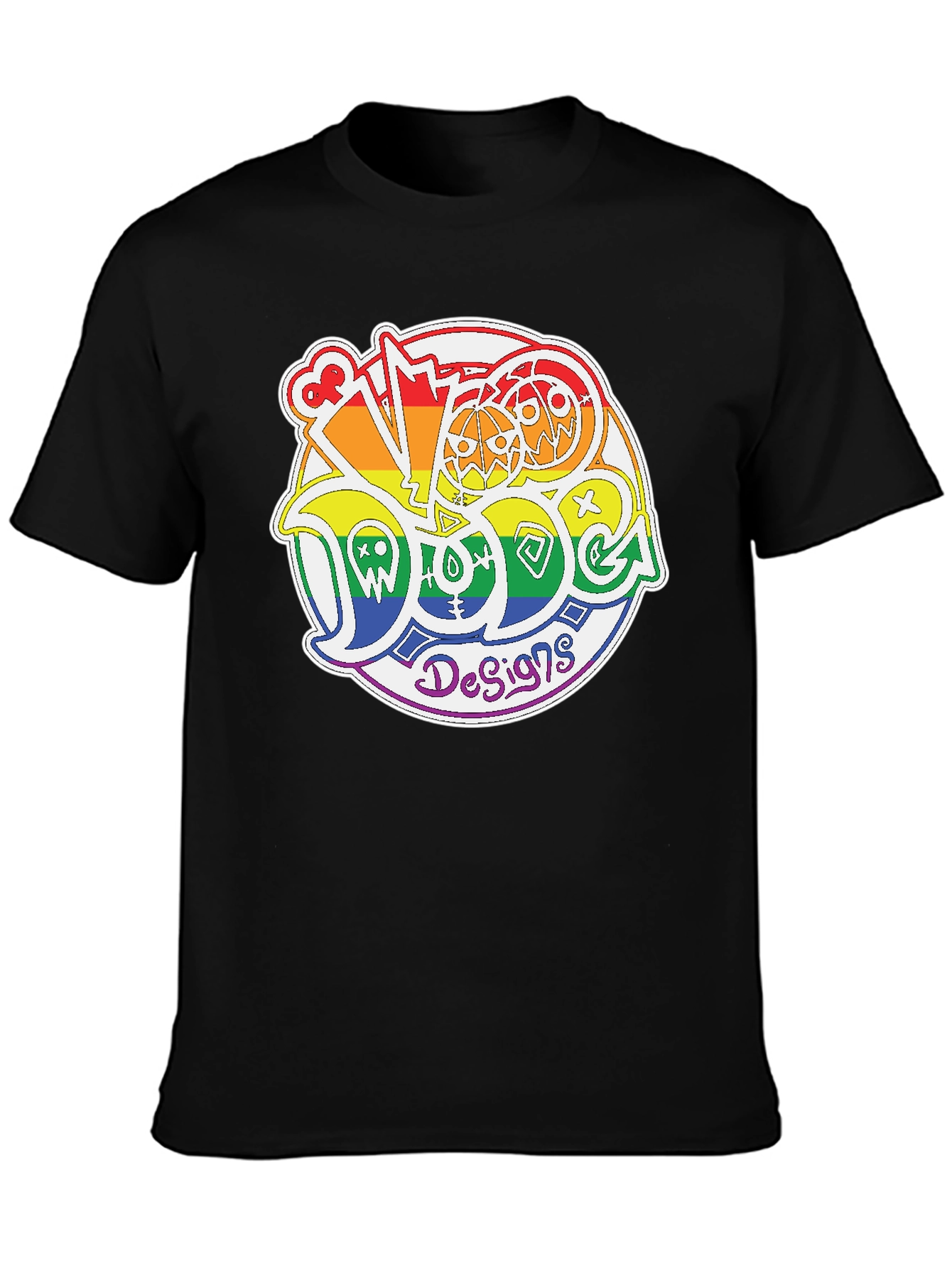 Rainbow Doodle Design T-Shirt