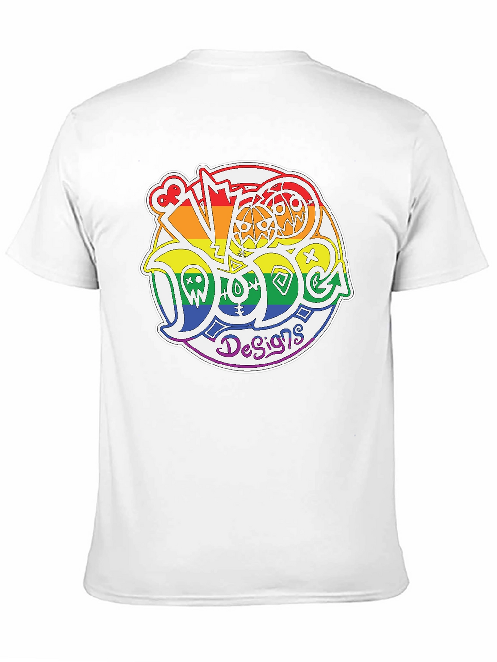 Rainbow Doodle Design T-Shirt