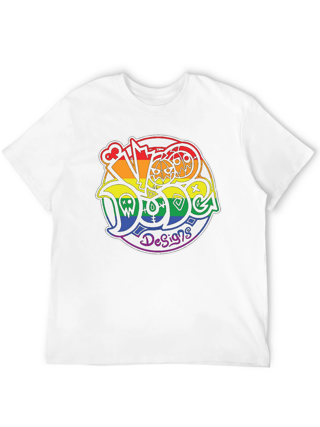 Rainbow Doodle Design T-Shirt