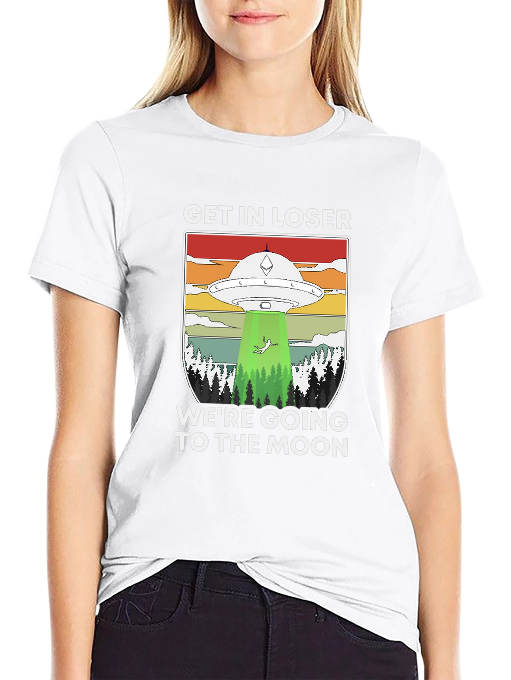 Get In Loser UFO T-Shirt - Moon Trip