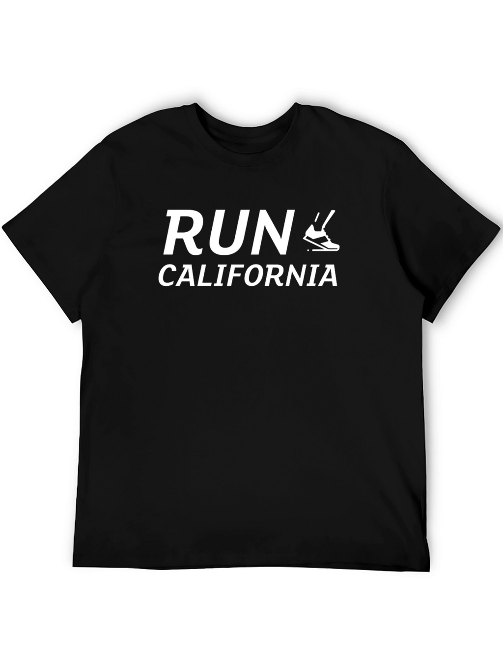 Run California Graphic T-Shirt - Black
