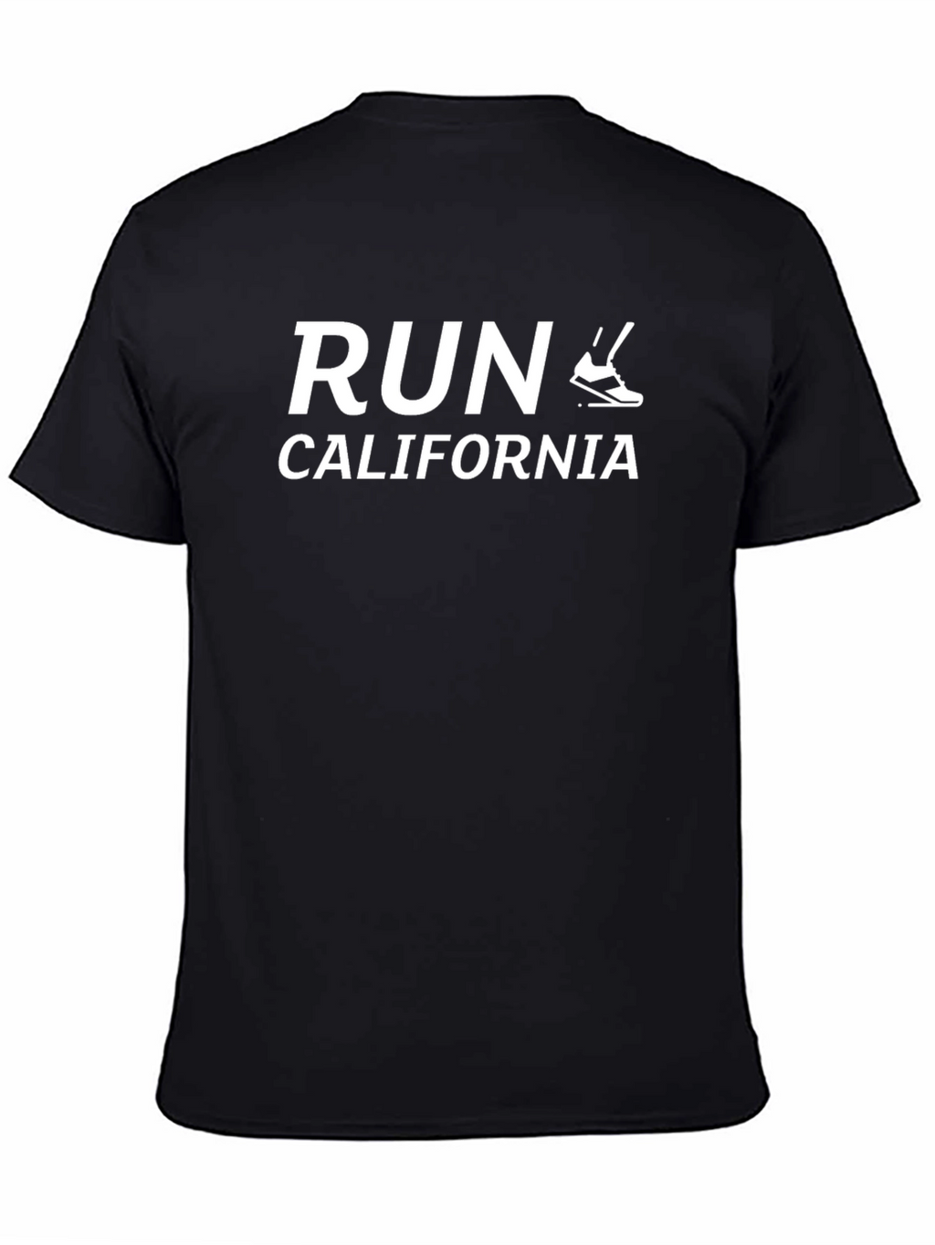 Run California Graphic T-Shirt - Black