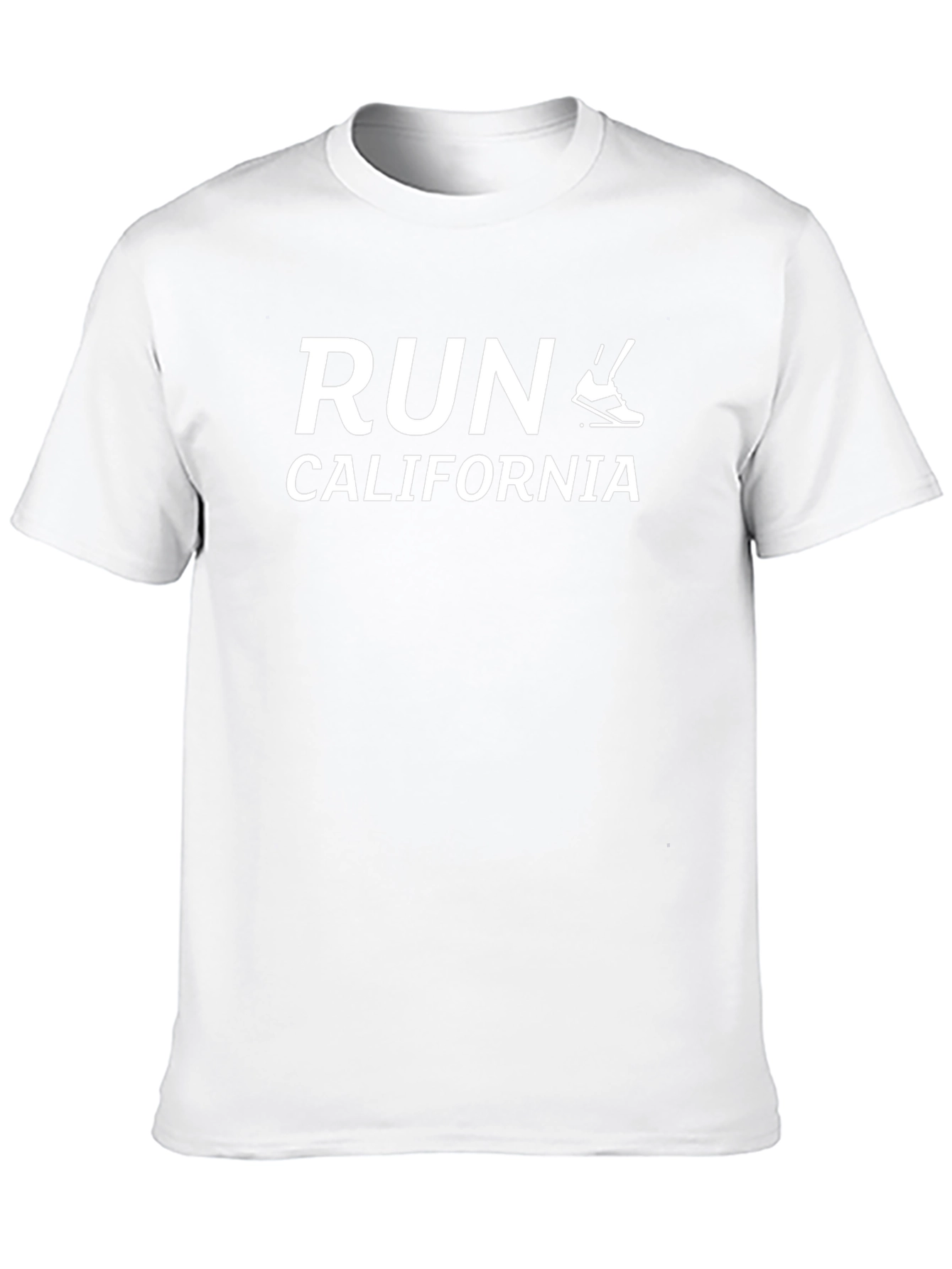 Run California Graphic T-Shirt - Black