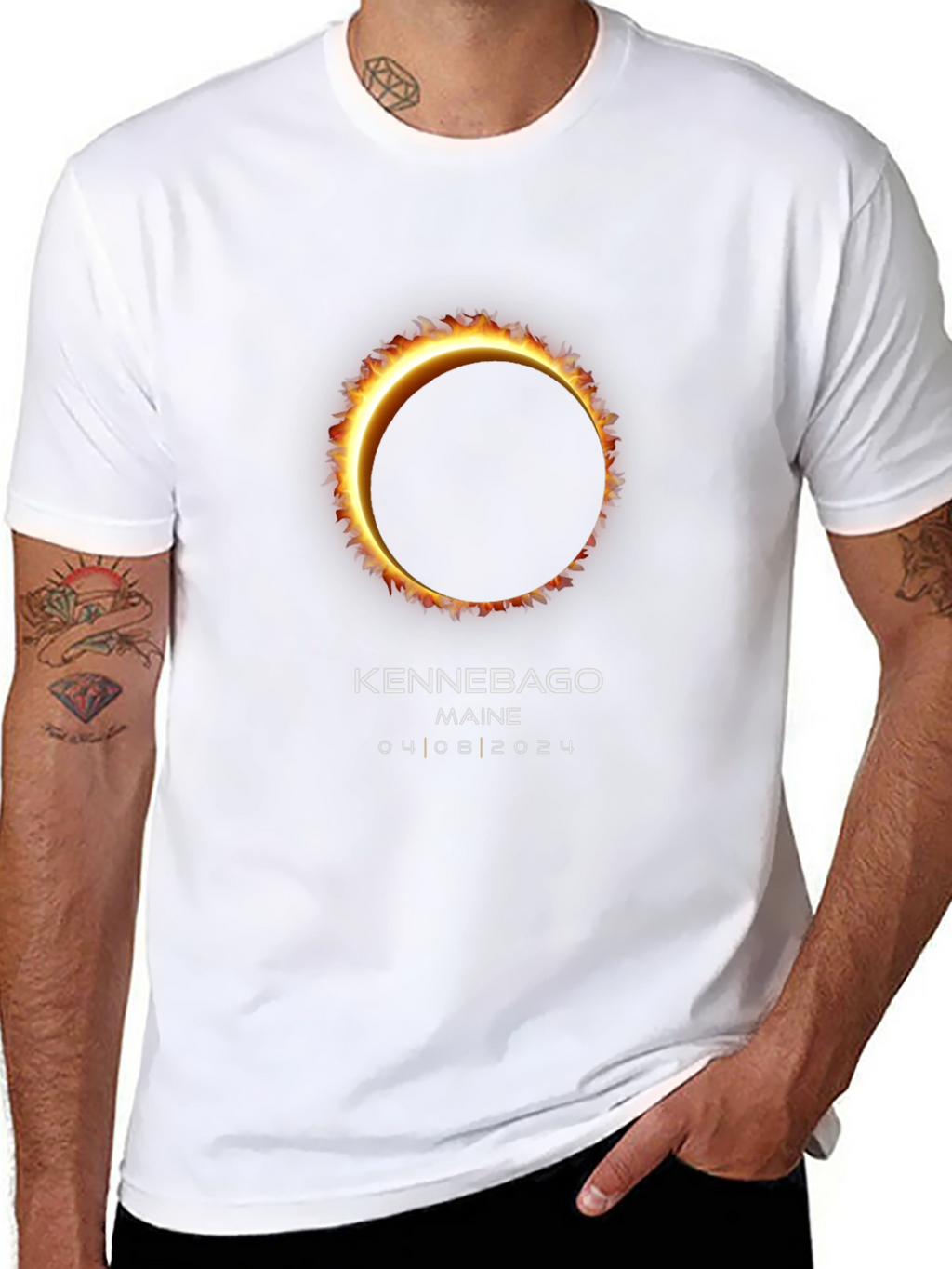 Kennebago Maine Solar Eclipse 2024 T-Shirt