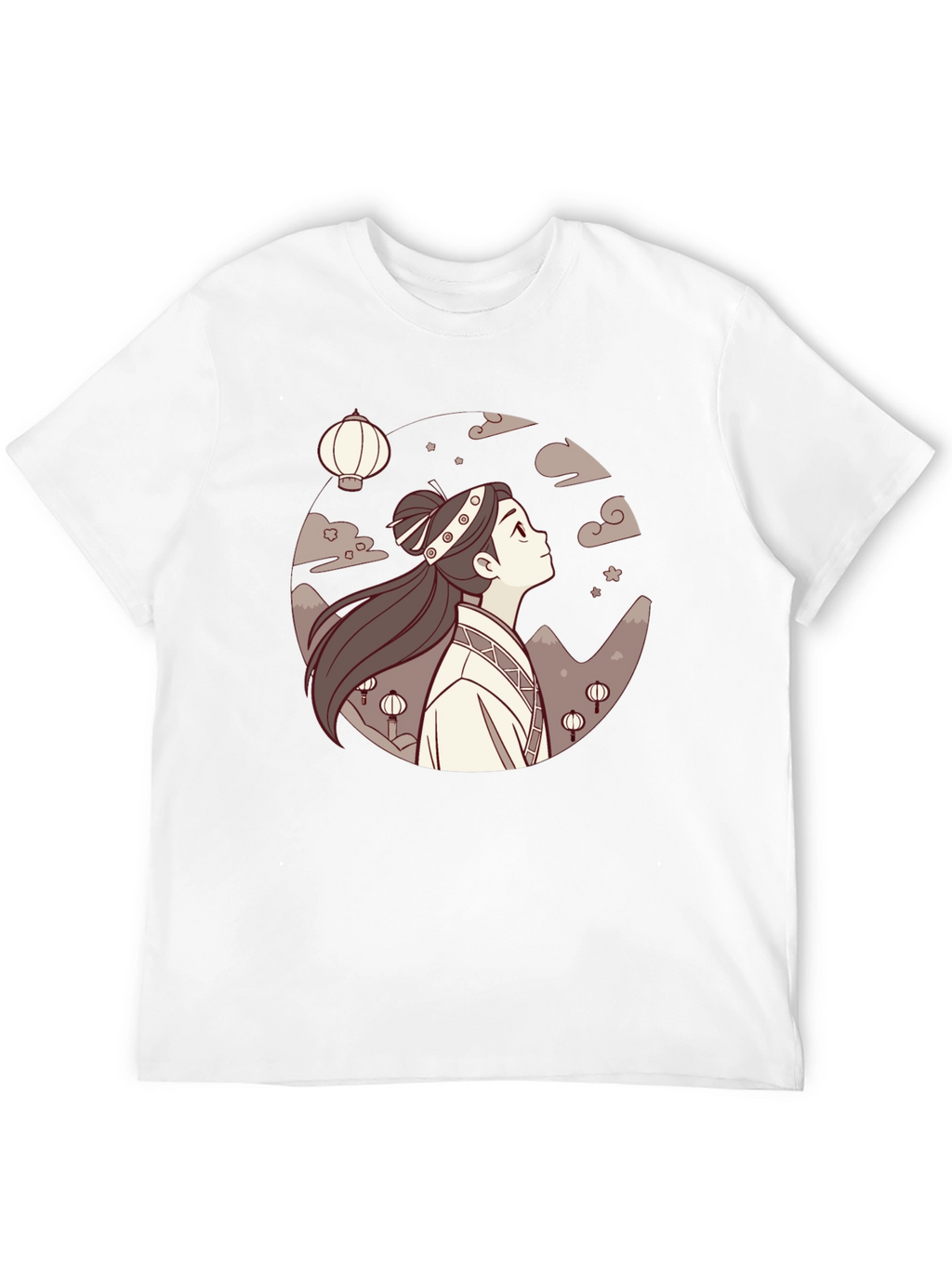 Anime Girl Lanterns Black T-Shirt