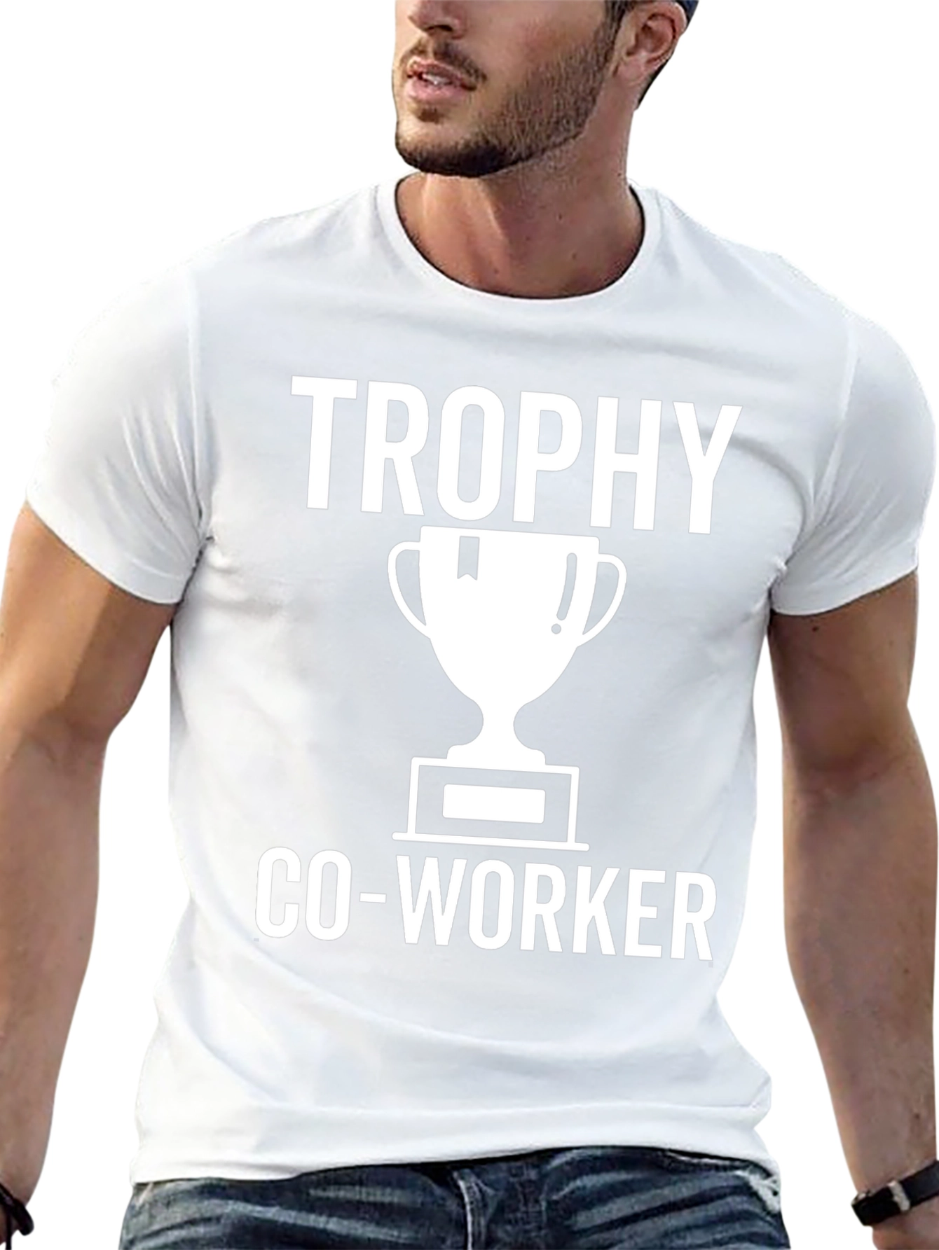 Trophy Co-Worker Graphic Tee - Black