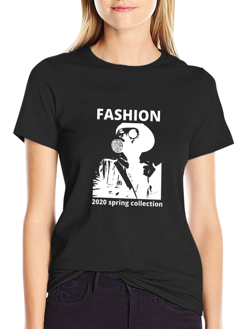 Fashion 2020 Spring Collection Black T-Shirt