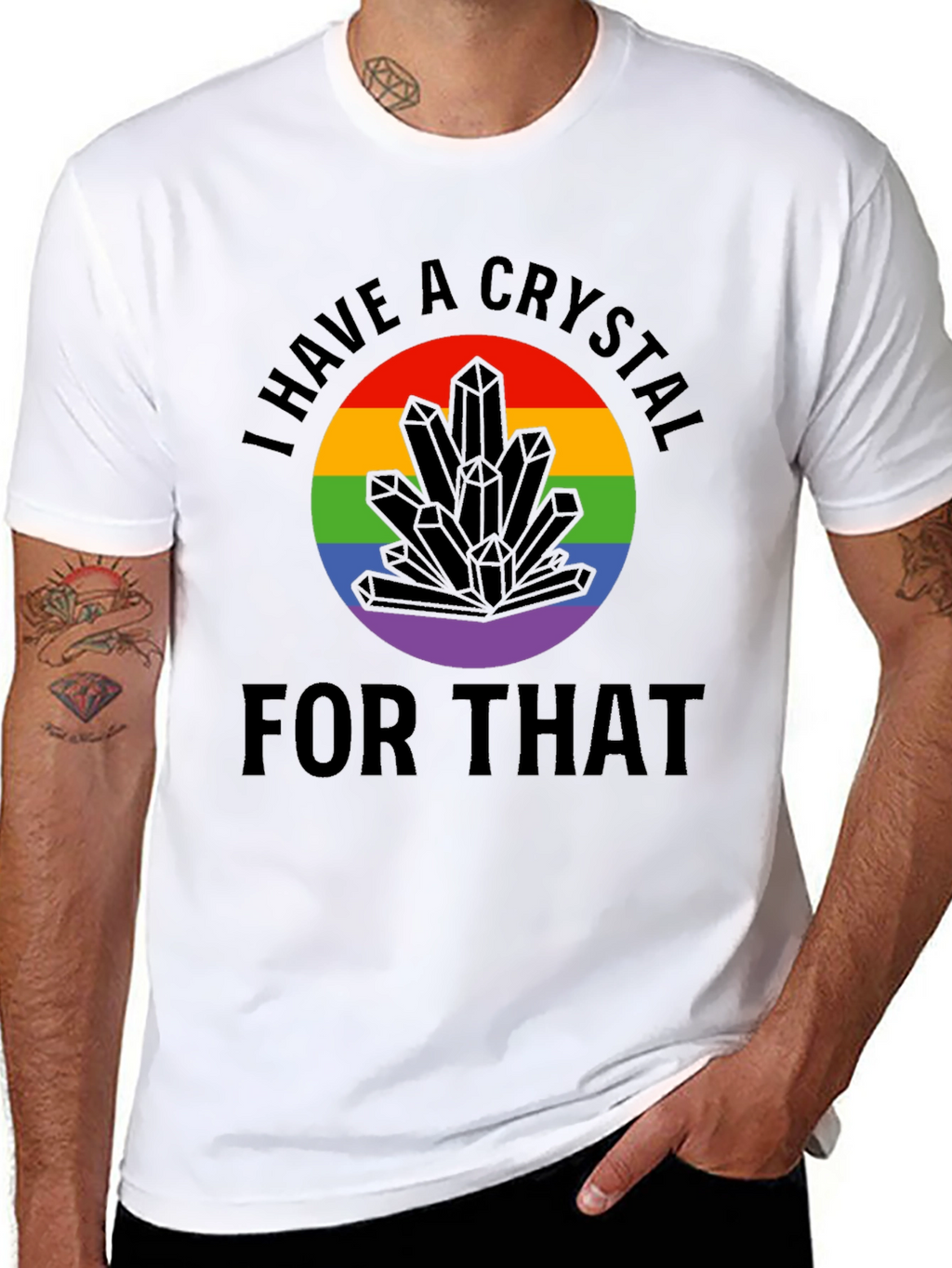 Crystal T-Shirt - LGBTQ Pride Unique Design