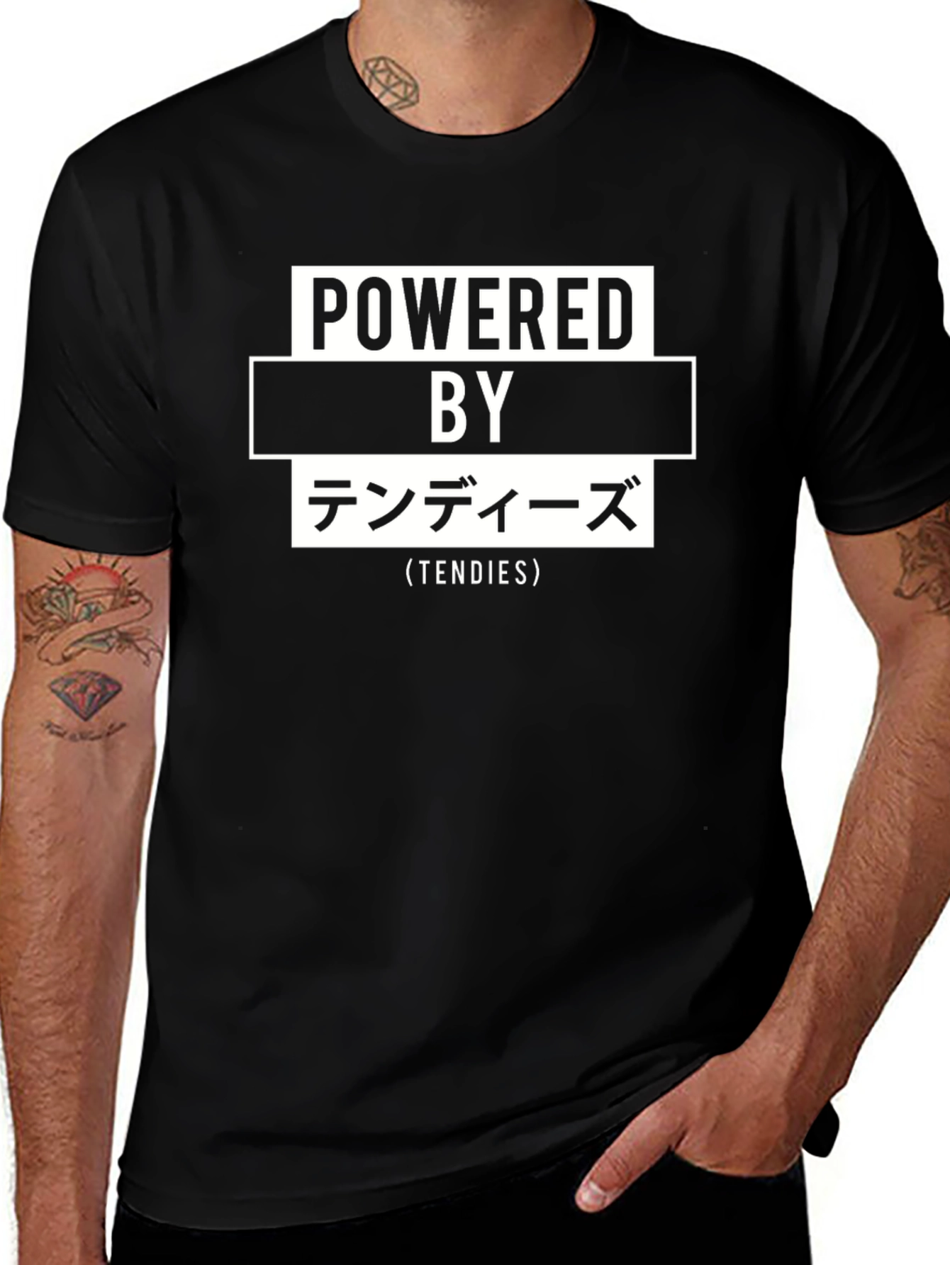 Powered by Tendies Graphic T-Shirt