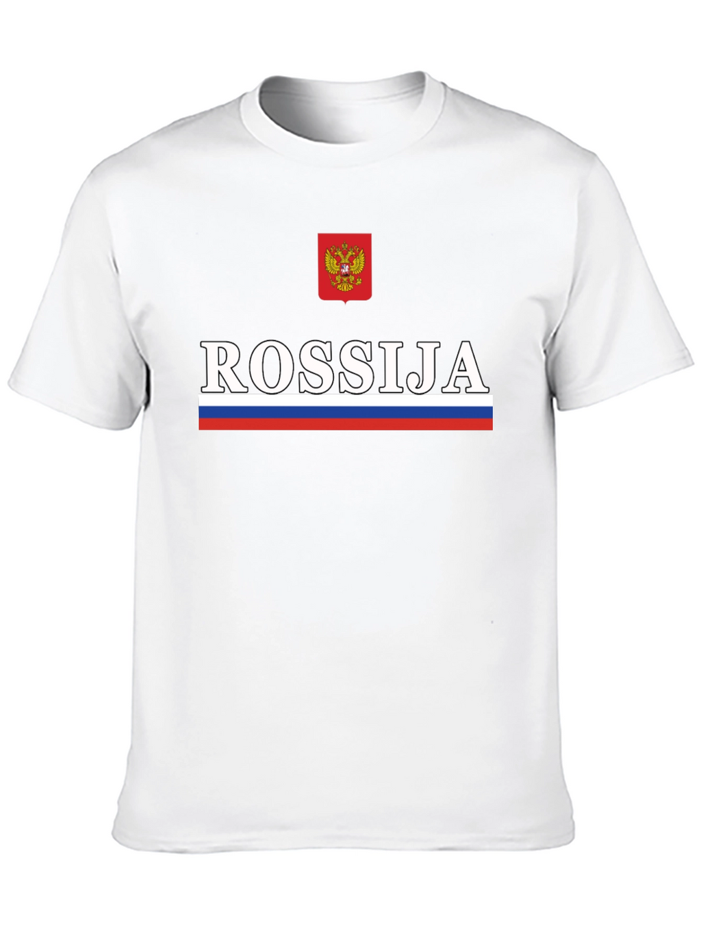 Rossija Russia T-Shirt - Black Patriotic Tee