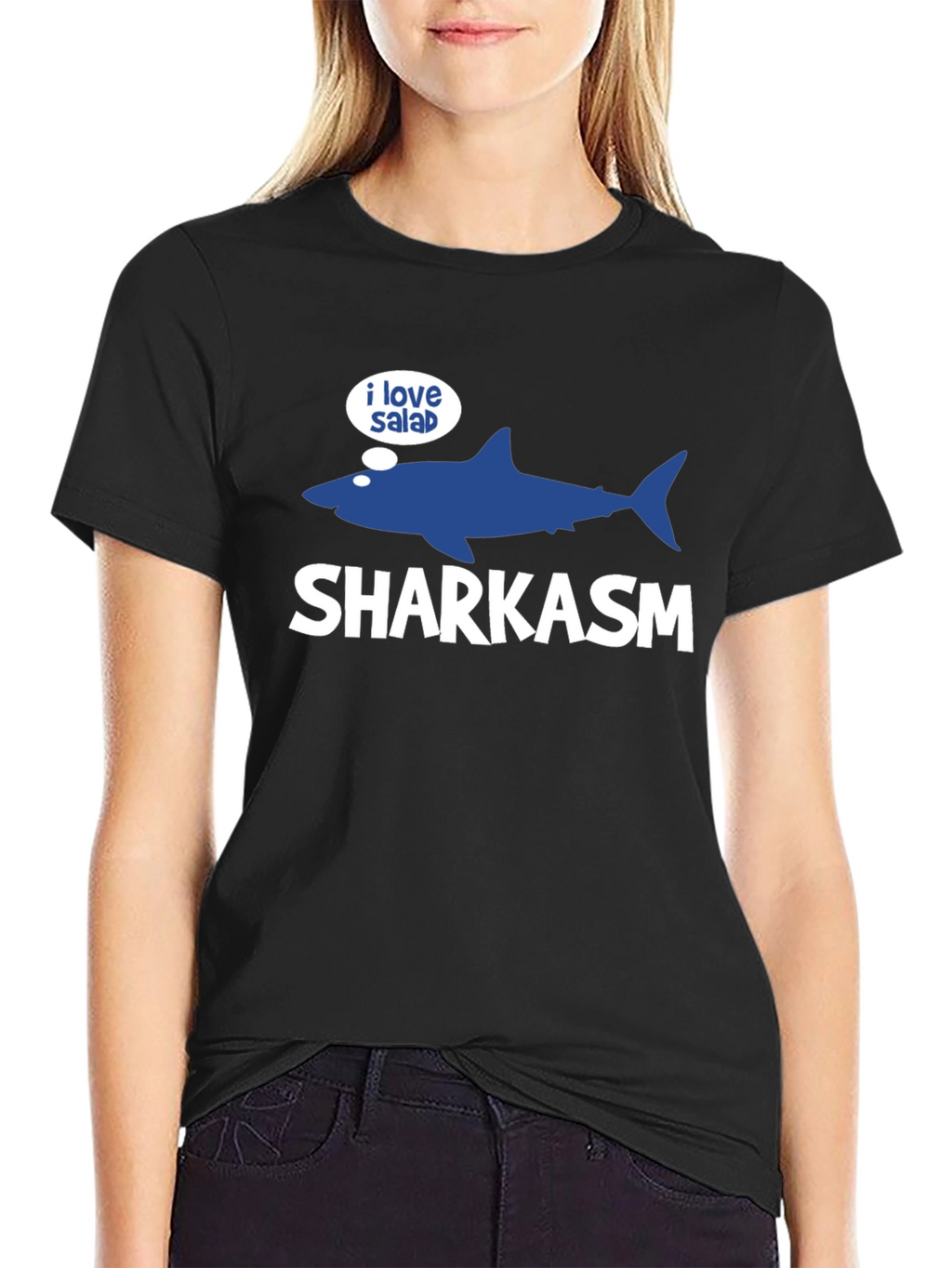 Sharkasm Graphic T-Shirt - Funny Shark Pun Tee