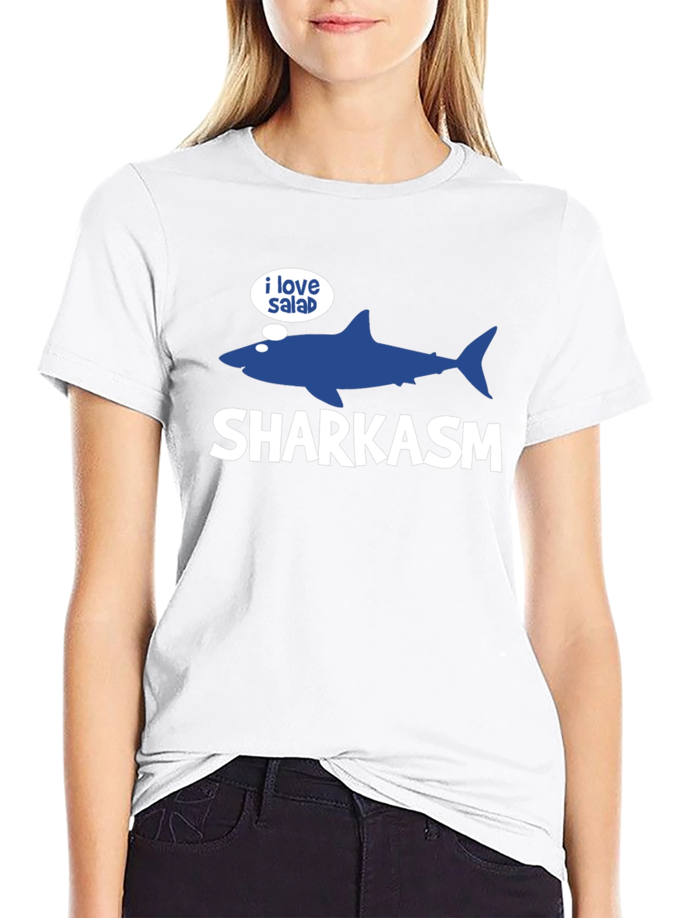 Sharkasm Graphic T-Shirt - Funny Shark Pun Tee