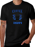 Coffee First Then Therapy Graphic T-Shirt