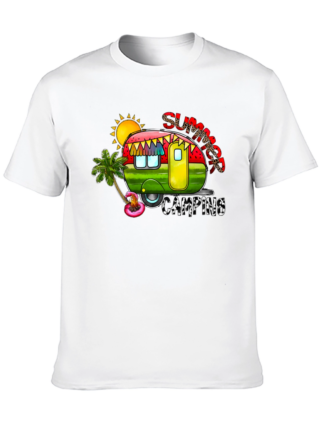Summer Camping Graphic Tee