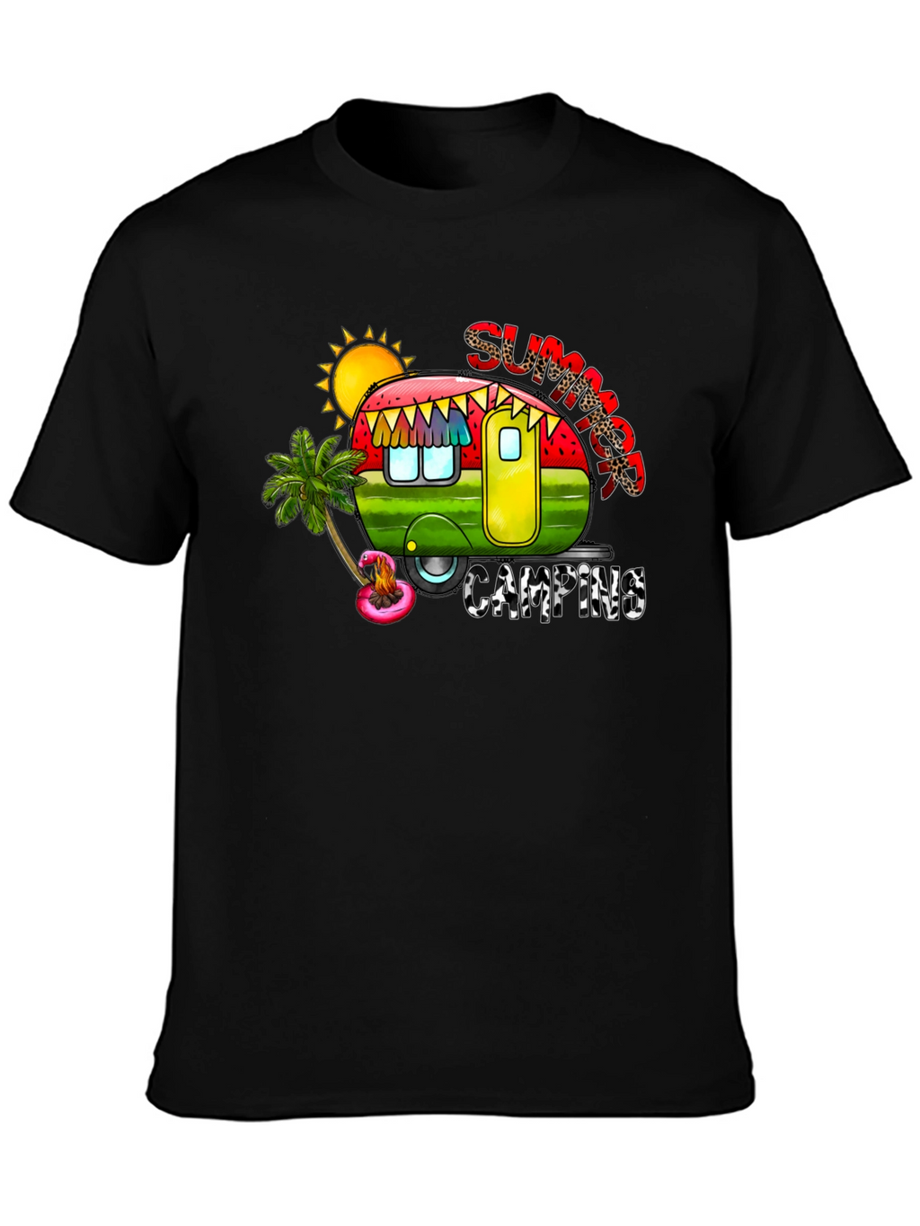Summer Camping Graphic Tee
