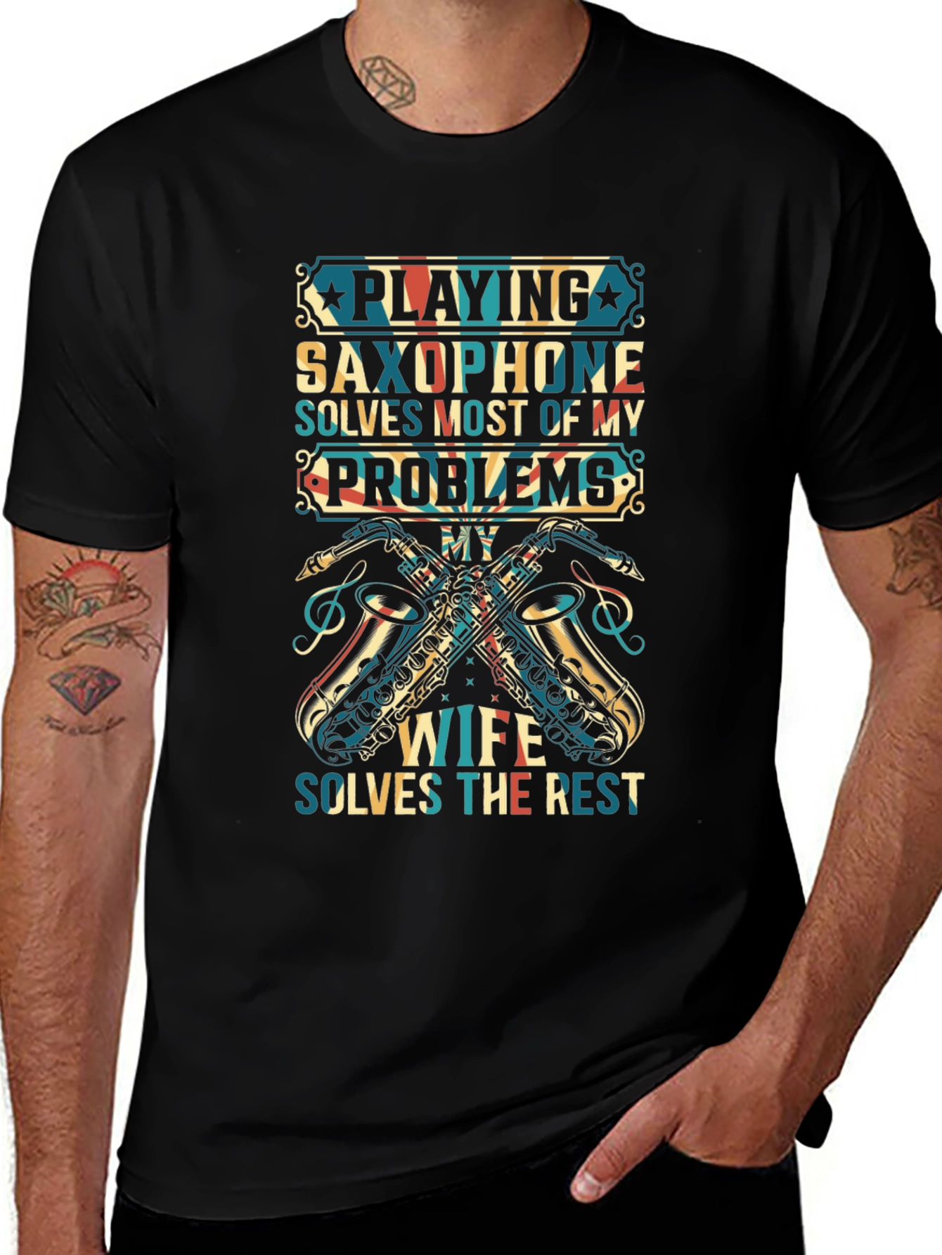 Saxophone Lover T-Shirt - Funny Musician Tee