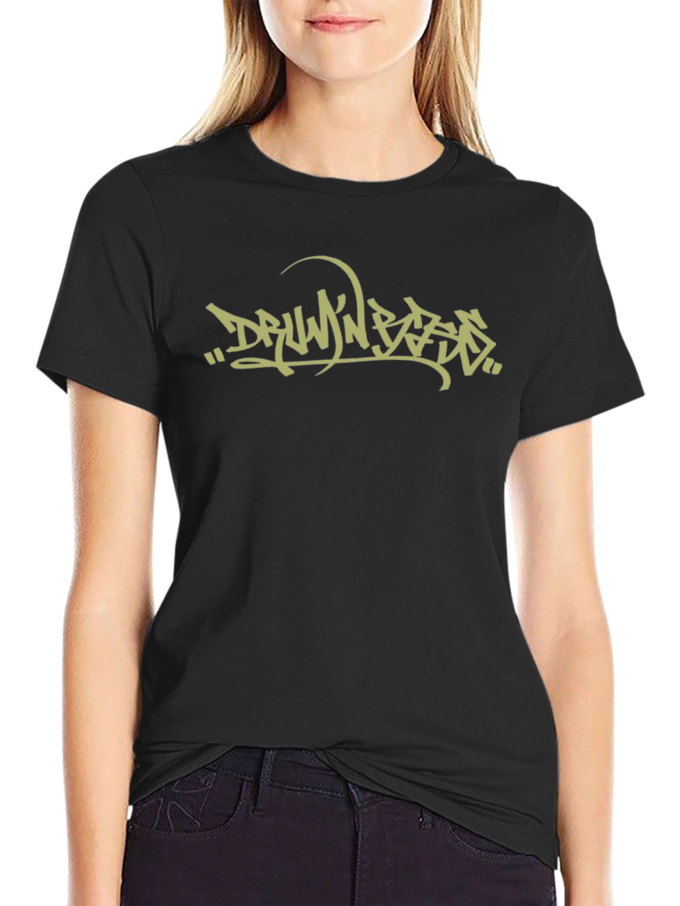Drums n Bass Graphic Tee - Black