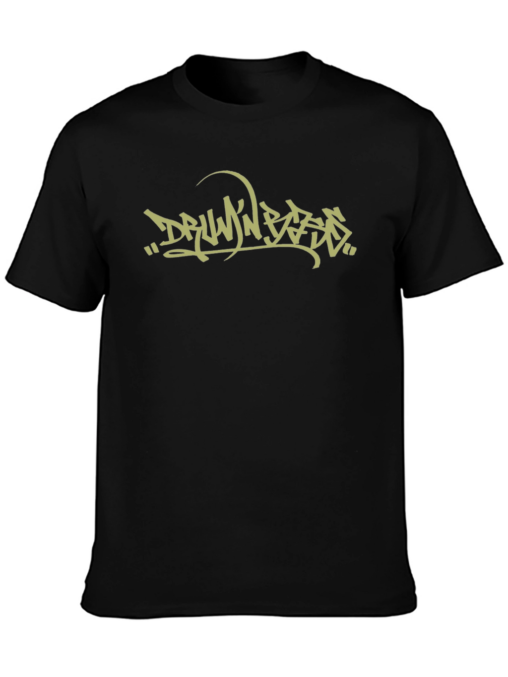 Drums n Bass Graphic Tee - Black